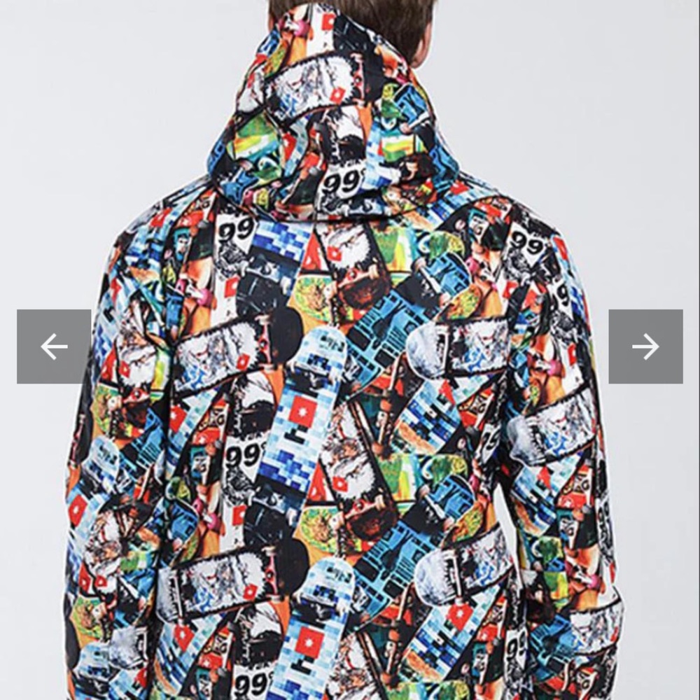 Gsou Snow Men's High Windproof Snowboard & Ski Jacket Wear